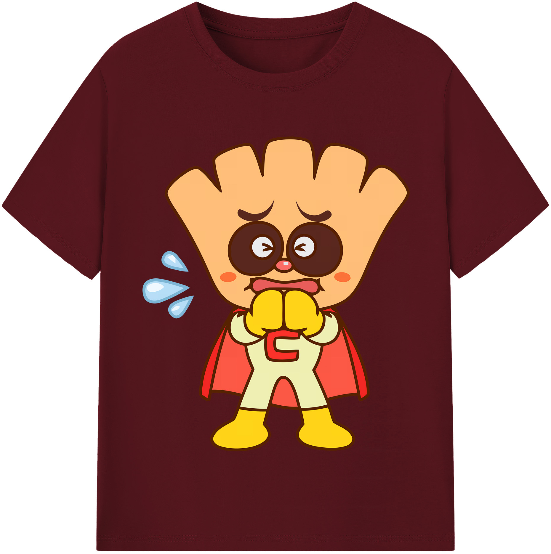 （画像用） アンパンマン Anpanman 綿100％半袖Tシャツ（フロントプリント）